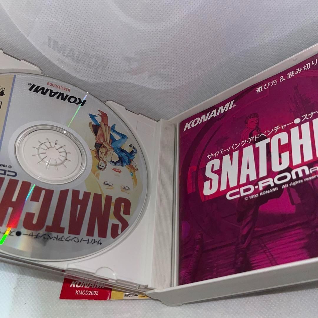 帯 ハガキ シール付 スナッチャー SNATCHER PCエンジン