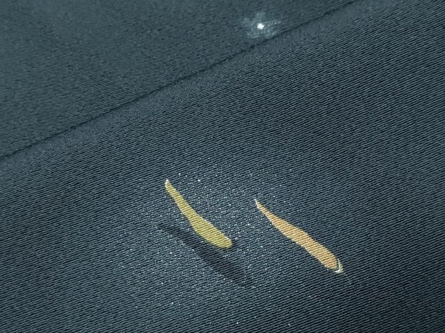  平和屋着物 上質な小紋 魚 蛍暈し 銀彩 正絹 gh 小紋 着物