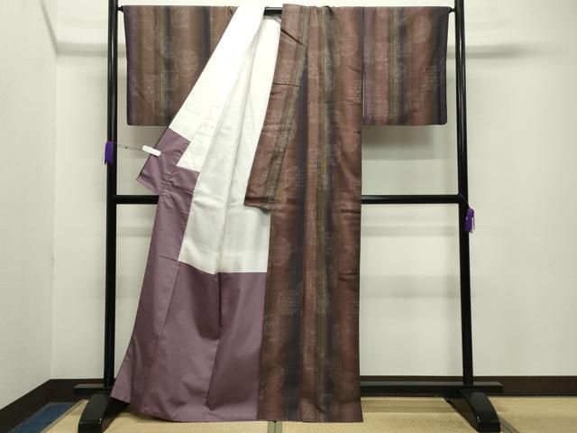 上質な紬 吉祥間道