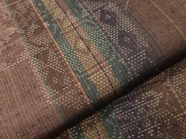  平和屋着物 上質な紬 吉祥間道 正絹 gh 紬 着物