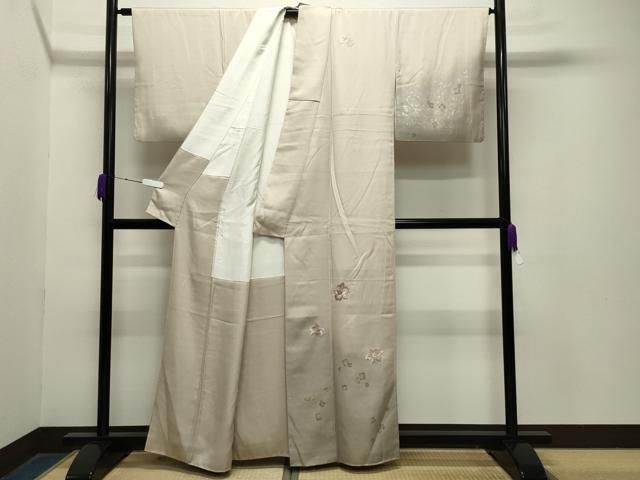 平和屋着物 訪問着 作家物 刺繍 カト 暈し染め 金銀彩 正絹 gh