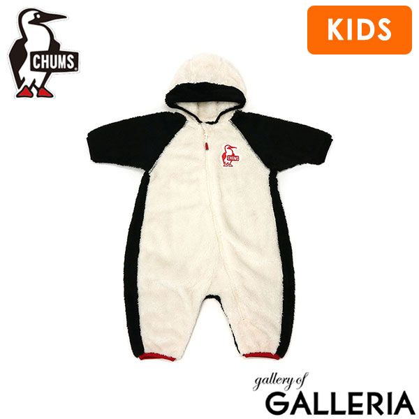 日本 チャムス ロンパース 長袖 前開き 冬 CHUMS フリース 女の子 男の子 80 70 ベビー ブランド オールインワン CH 27 1022 Booby
