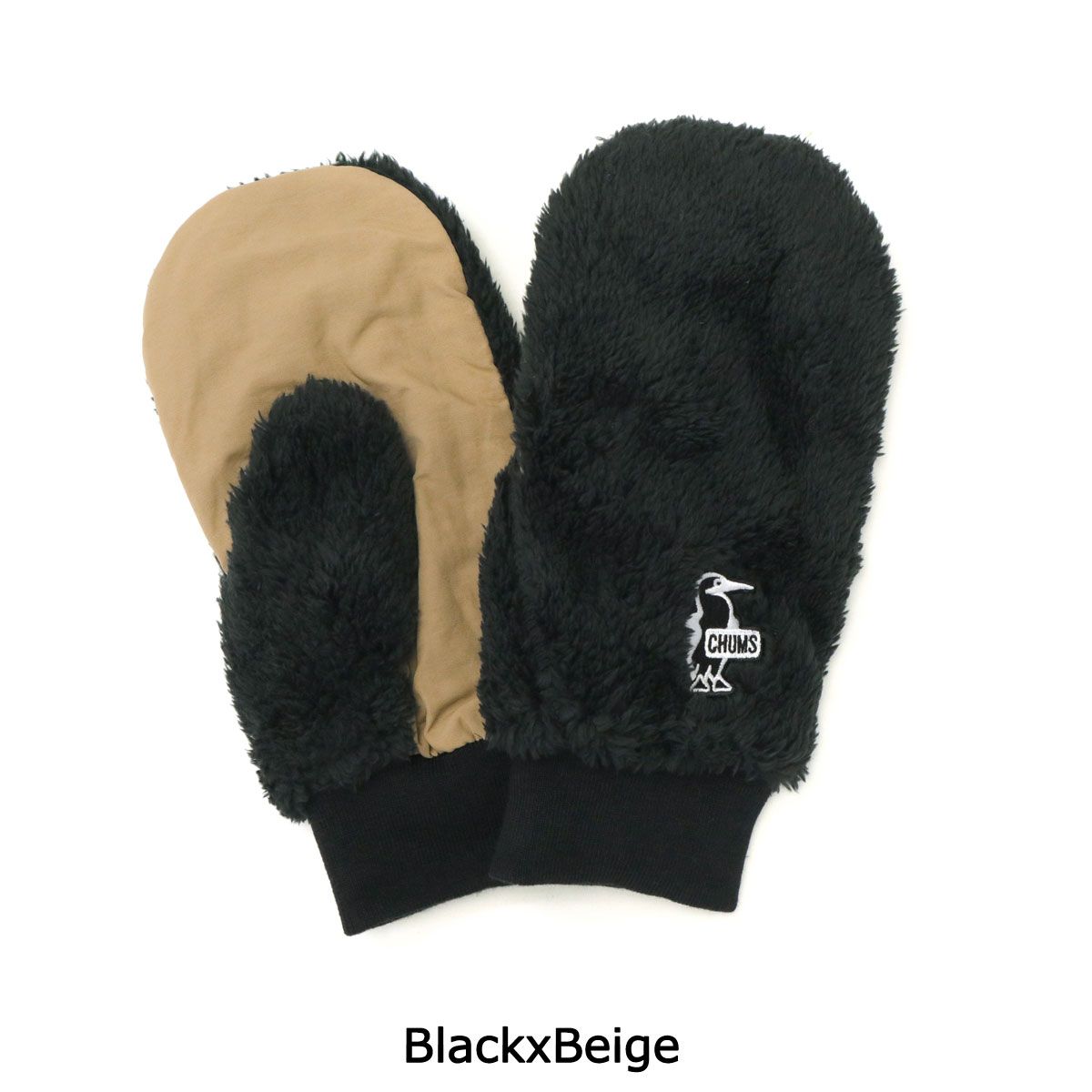 【日本正規品】 チャムス 手袋 メンズ レディース 防寒 CHUMS 暖かい おしゃれ ミトン 大きめ ブランド ミトングローブ ボア エルモフリースミトン CH09-1307 IvoryxNavy