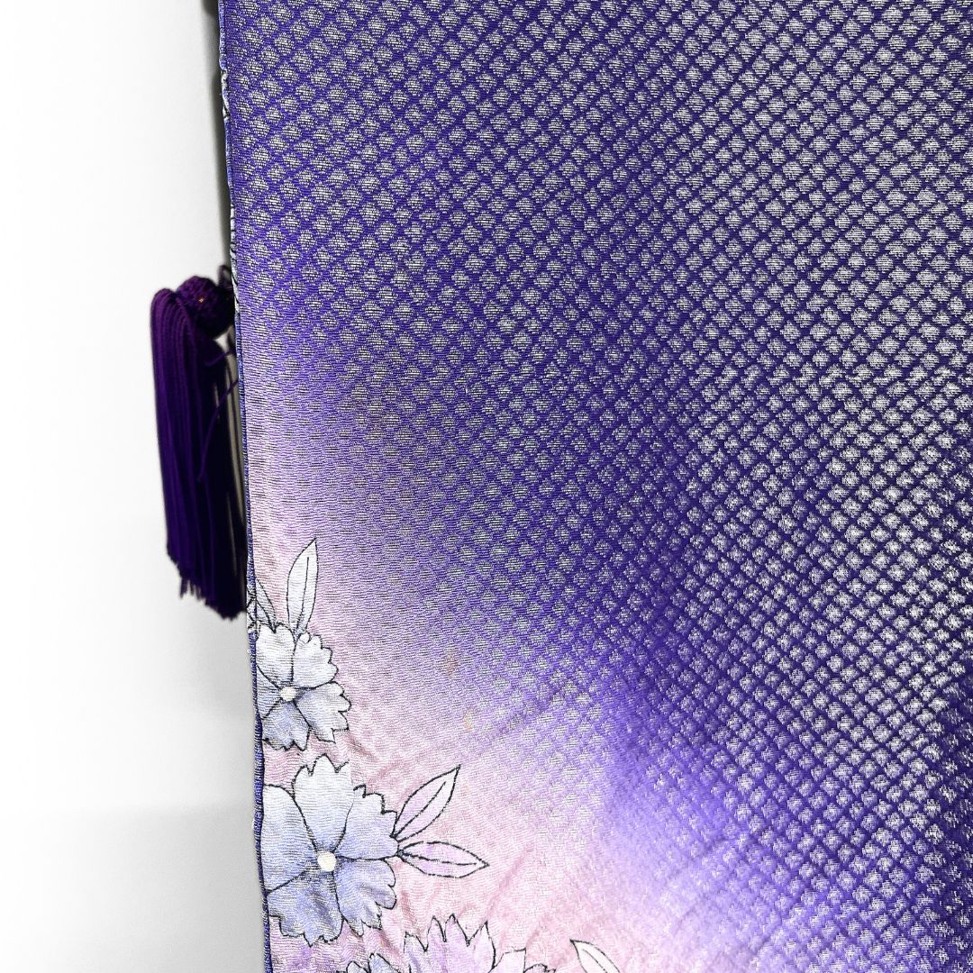 グラデーション 銀糸