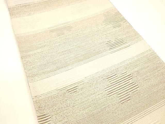 平和屋着物 両面 全通柄袋帯 舞花文 菱文 正絹 cm