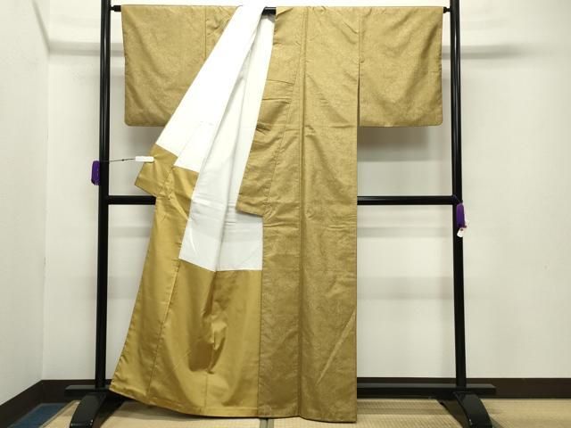 上質な紬 鳳凰花唐草文