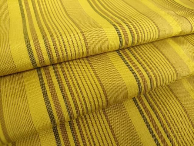 平和屋着物 本場黄八丈 綾織 紬 間道 正絹 ps