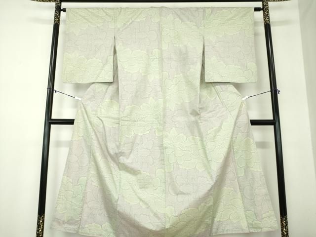 平和屋着物 本場大島紬 花尽くし 正絹 ps