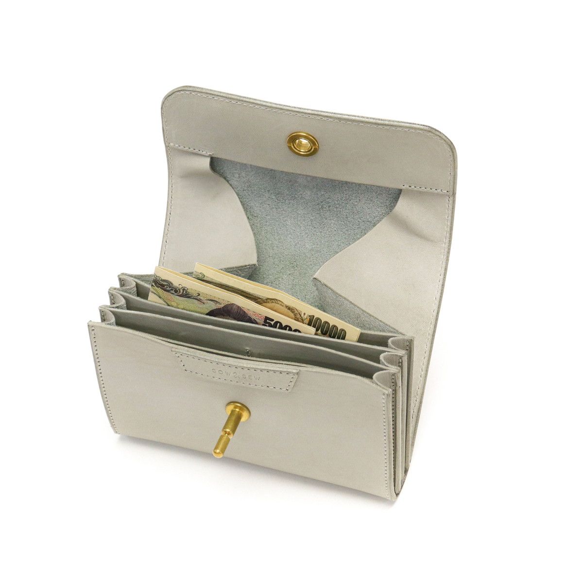  財布 レディース 本革 MAINE メイン フラップ ギャルソンウォレット ミドル かぶせ SOW SEW ソウアンドソウ MN GR 02 FUXIA その他 折り財布