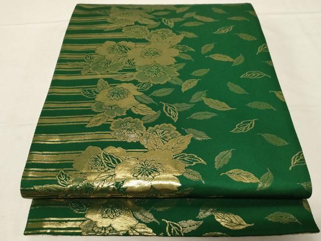 平和屋着物▽両面 全通柄袋帯 辻が花 金糸 正絹 逸品 CABA9010dy 平和屋着物▽両面 全通柄袋帯 辻が花 金糸 正絹 逸品 CABA9010dy