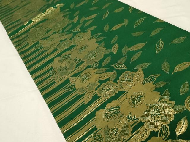 平和屋着物▽両面 全通柄袋帯 辻が花 金糸 正絹 逸品 CABA9010dy 平和屋着物▽両面 全通柄袋帯 辻が花 金糸 正絹 逸品 CABA9010dy