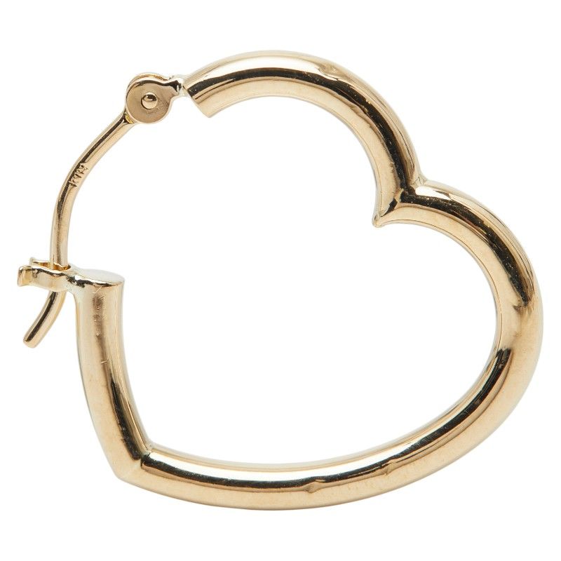  ハートモチーフ K 18 YG イエローゴールド レディース 1-0245841 ピアス(両耳用) アクセサリー