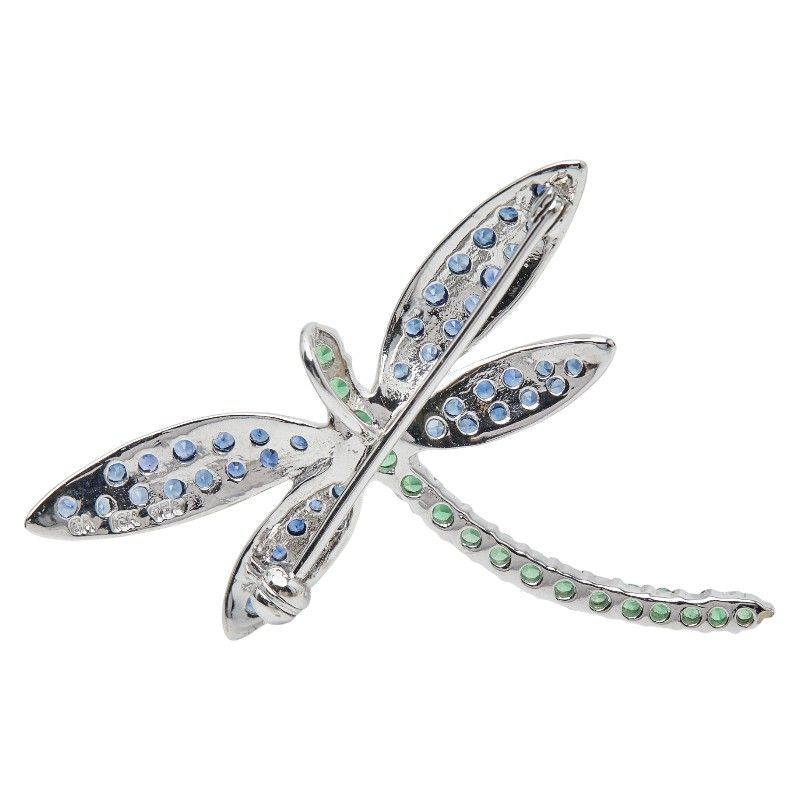 トンボモチーフ ペンダント K 18 WG ホワイトゴールド レディース 1-0246620