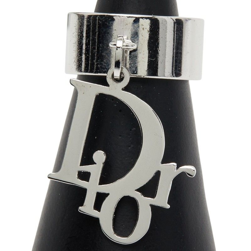 ディオール ロゴ リング 指輪 8 シルバー メタル レディース Dior 1-0247760