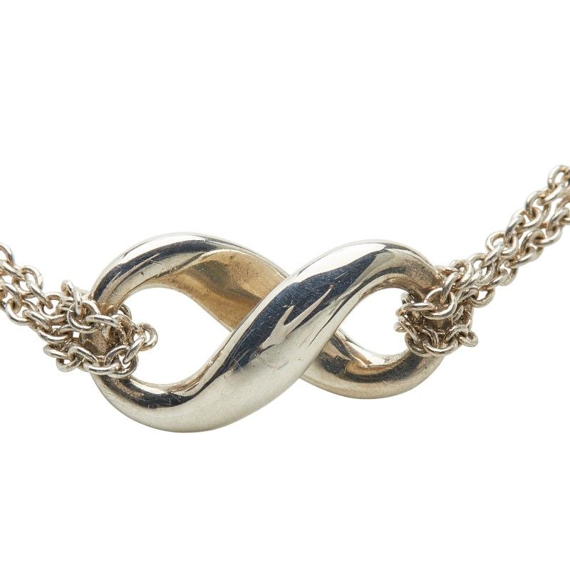TIFFANY&Co.インフィニティーチェーンネックレスSV925 楽天市場】ティファニー TIFFANY&Co. インフィニティ ダブルチェーン