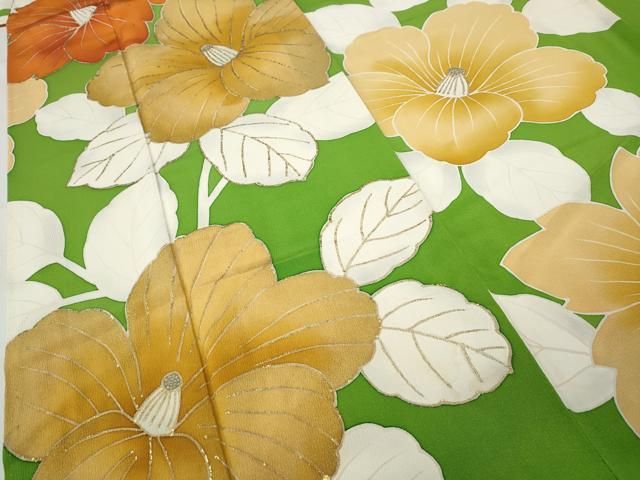 平和屋着物▽上質な小紋 舞花文 金彩 正絹 逸品 CABA8256ut - メルカリ