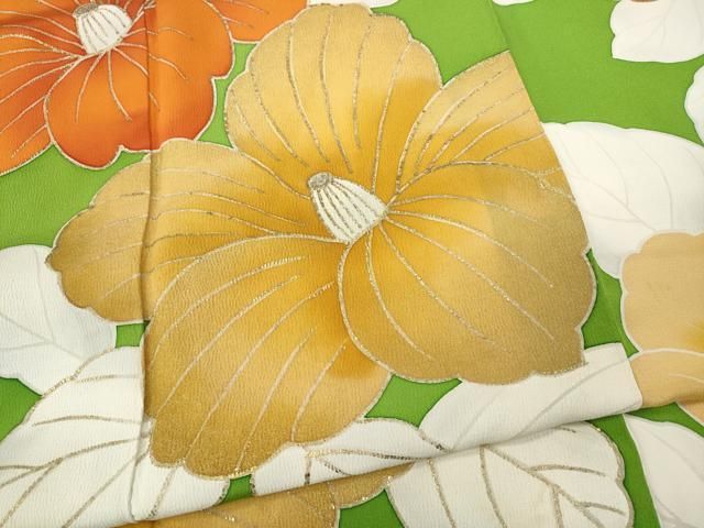 平和屋着物▽上質な小紋 舞花文 金彩 正絹 逸品 CABA8256ut - メルカリ