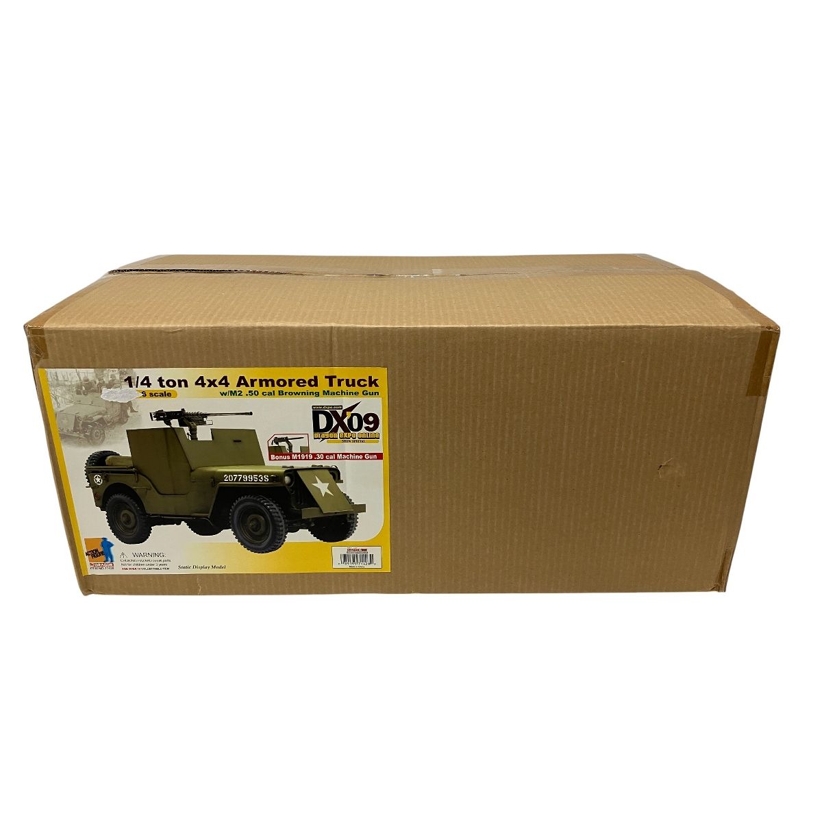 ドラゴンアクションフィギュア No.71428 1 4 ton x armored truck m 1919 cal Browning machine gun フィギュア