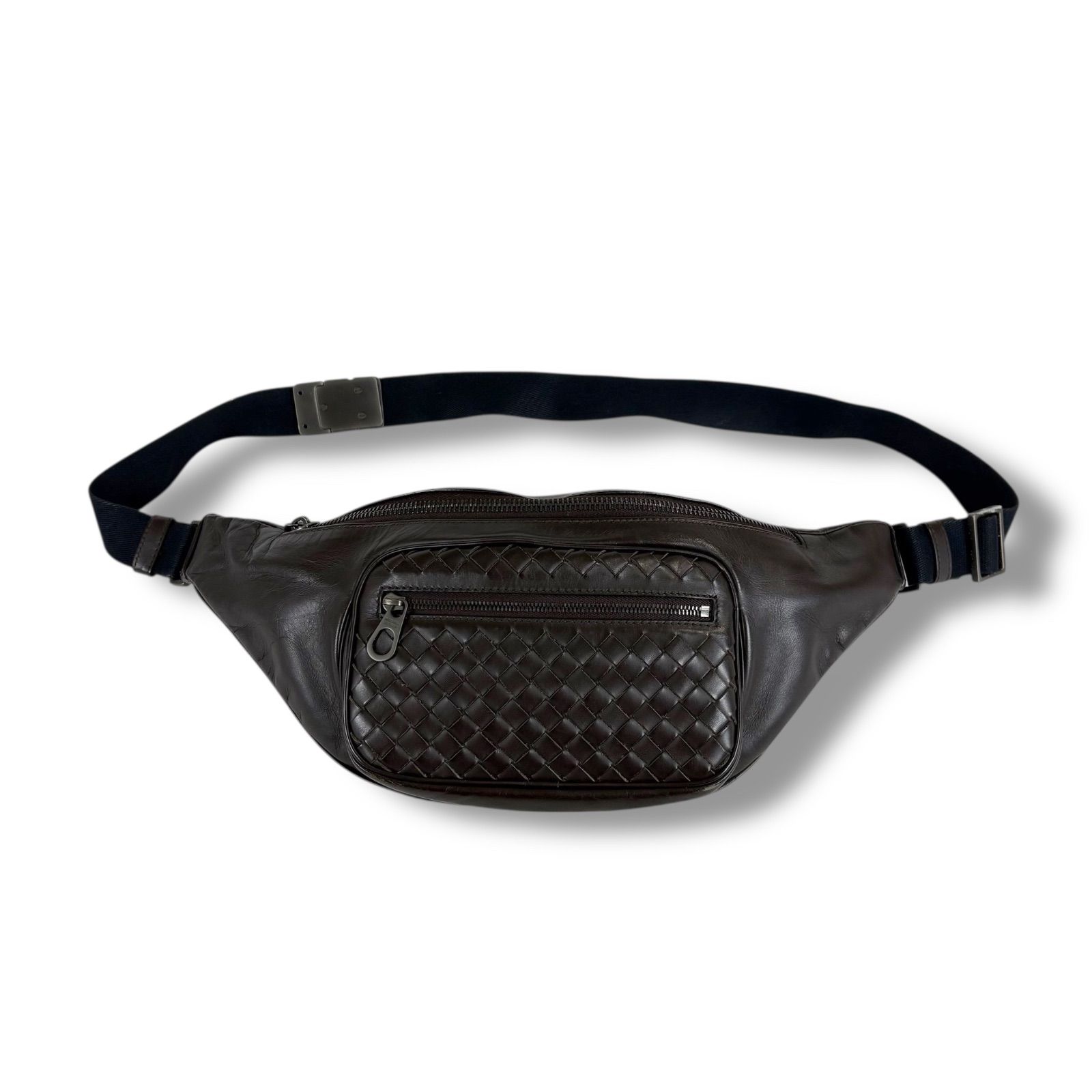 ボッテガヴェネタ BOTTEGA VENETA イントレチャートレザー ウエスト 