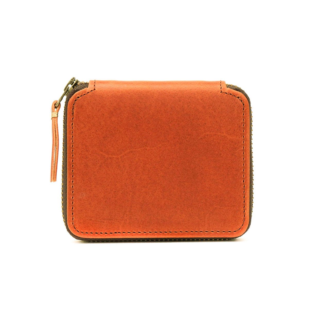 スロウ 財布 SLOW 二つ折り財布 box型小銭入れ herbie ハービー mini round wallet ラウンドファスナー 本革 SO737I キャメル(24)