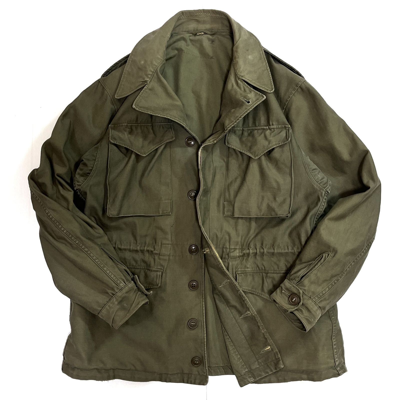 40s WW2 U.S.ARMY 米軍実物 M43 M-43 フィールドジャケット 36R S/S～M