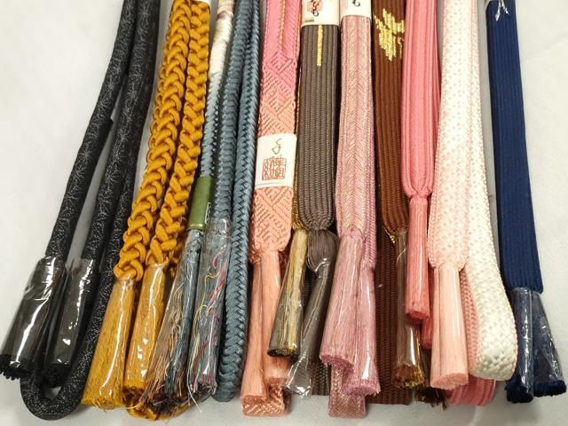  平和屋着物 和装小物 帯締め10本セット 組紐 丸ぐけ 高麗組 角八つ組 金糸 zzz 帯締め 帯留め 帯飾り
