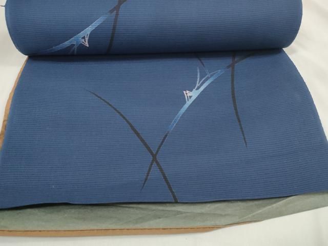  平和屋着物∴夏物 浴衣 反物 着尺 綿絽 よし水 東京本染 夏虫 綿 zzz 浴衣反物 浴衣