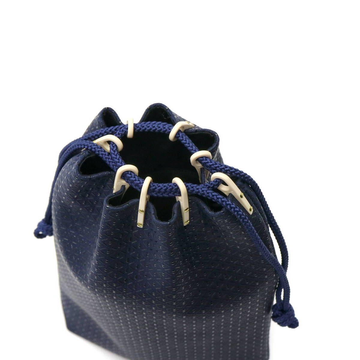 印傳屋 合切袋 印伝 インデンヤ INDEN-YA 巾着 合切袋マチ付き