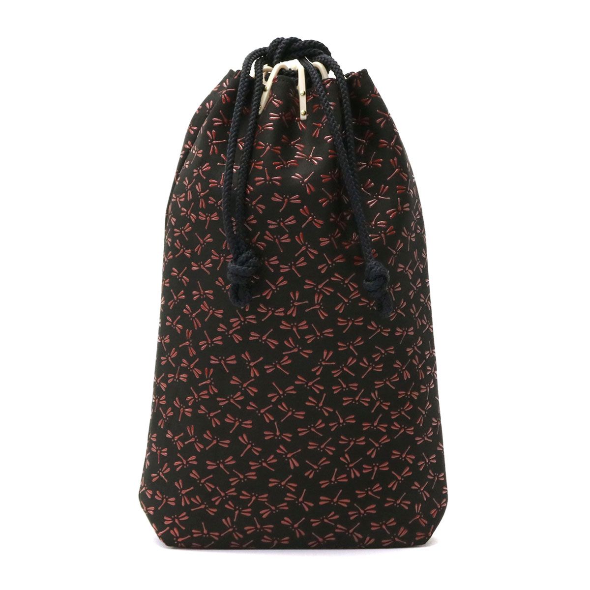 印傳屋 合切袋 印伝 インデンヤ INDEN-YA 巾着 合切袋マチ付き