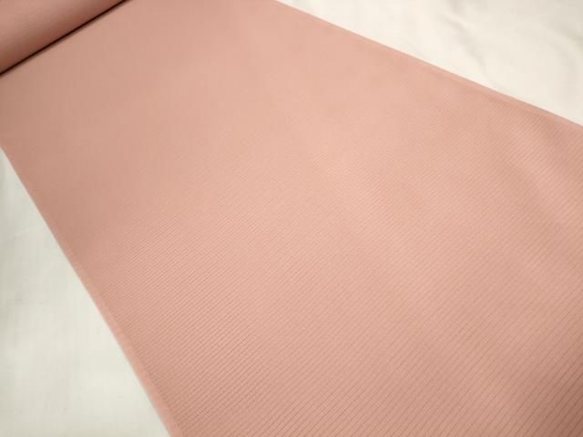 平和屋着物 夏物 色無地 反物 着尺 絽 薄紅色 洗える着物 zzz