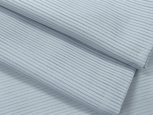 平和屋着物 夏物 色無地 絽 淡藤色 洗える着物 ze