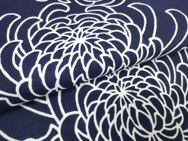  平和屋着物∴夏物 浴衣 反物 着尺 乱菊 綿 zzz 浴衣反物 浴衣