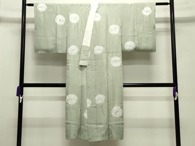 平和屋着物 長襦袢 無双仕立て 絞り 舞桜文 正絹 gh