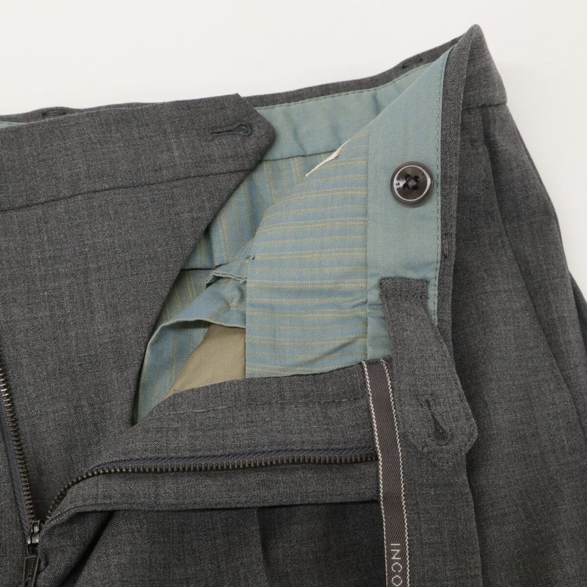 INCOTEX インコテックス ×ﾋﾞｰﾑｽF 1NT024 ｸﾞﾚｰ ｳｰﾙ ｽﾗｯｸｽﾊﾟﾝﾂ 46 - メルカリ