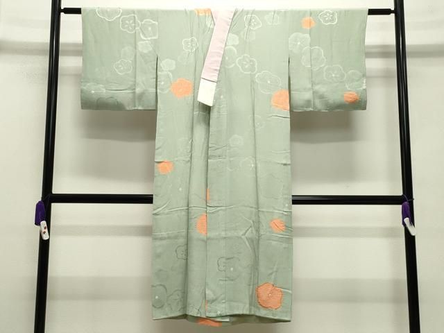 平和屋着物 長襦袢 無双仕立て 絞り 舞梅文 正絹 gh