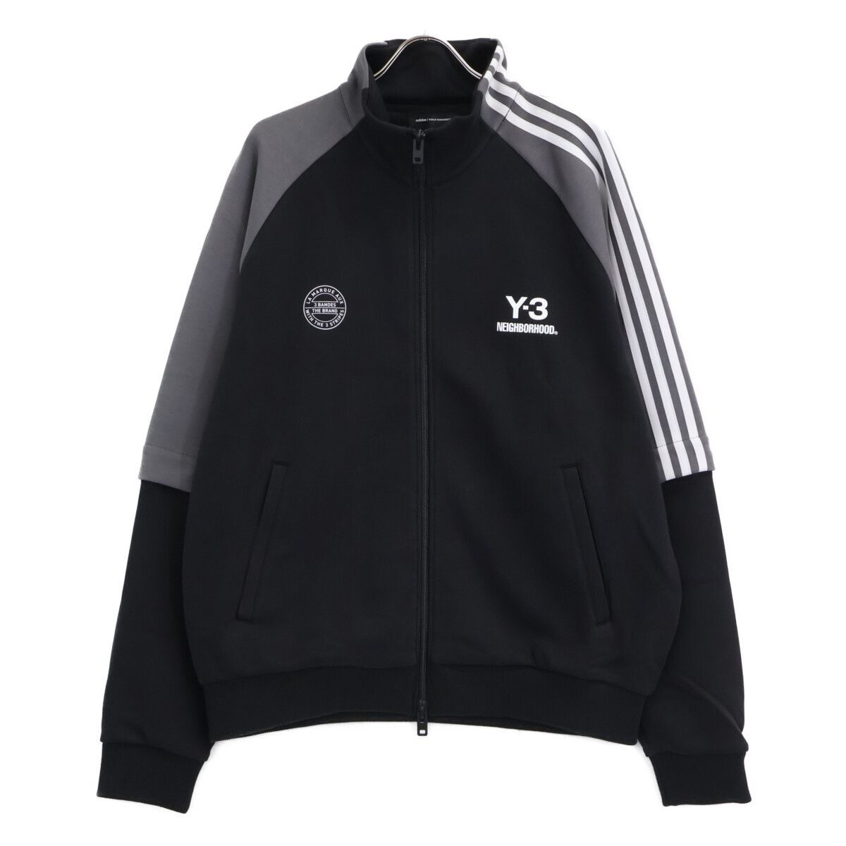 Y-3 ワイスリー × 25 AW JW 6993 ﾌﾞﾗｯｸ Y-3-Nﾊﾞｯｸﾌﾟﾘﾝﾄ TRACK TOP ﾄﾗｯｸｼﾞｬｹｯﾄ L その他 トップス メンズ