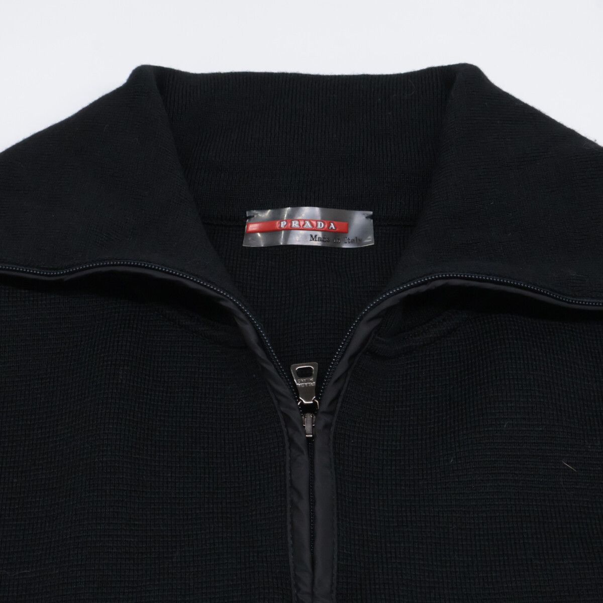 PRADA SPORT プラダスポーツ ハーフジップ ニットセーター 50 - メルカリ