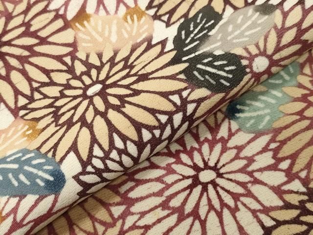  平和屋着物 上質な小紋 型染め 菊尽くし 正絹 gh 小紋 着物