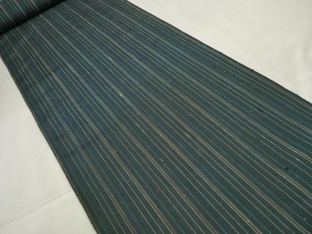 平和屋着物 夏物 紗紬 反物 着尺 みちのく織 粋紗 間道 小島織物謹製 zzz