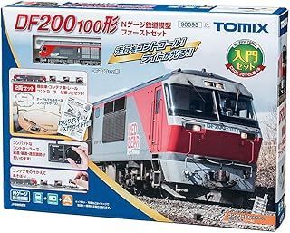 TOMIX DF200 ファーストセット 中古美品 TOMIX ﾄﾐｯｸｽ DF200-100形Nｹﾞｰｼﾞ鉄道模型ﾌｧｰｽﾄｾｯﾄ 90095 鉄道模型