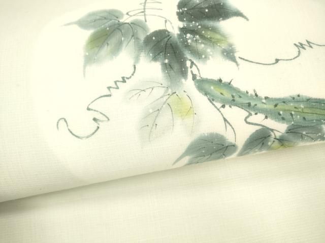 手描き 成り物蔦の葉文