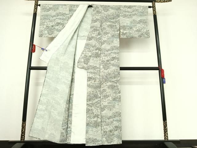 手描き 人物風景文