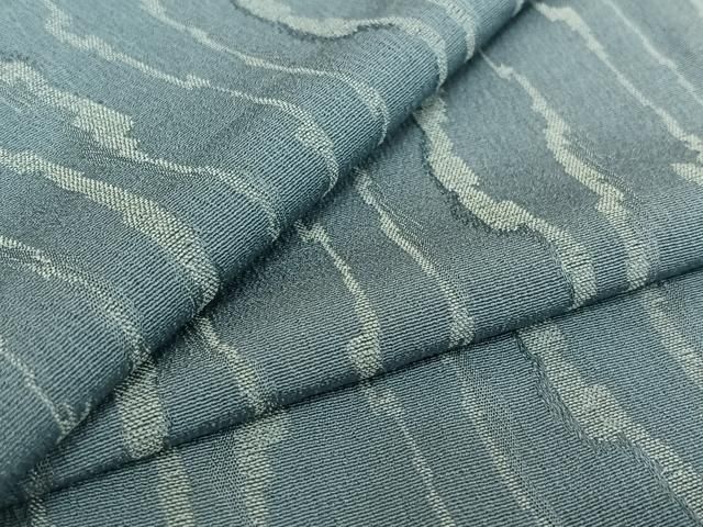 平和屋着物 上質な小紋 単衣 変わり縞 正絹 jh