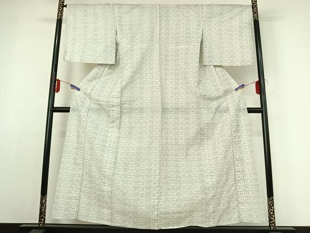 平和屋着物 上質な小紋 単衣 横段文 jh