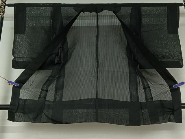 平和屋着物 羽織 スリーシーズン 春夏秋 塵除け 暗黒色 jh