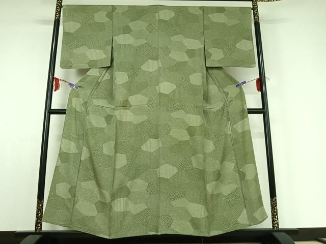 平和屋着物 江戸小紋 単衣 寄せ小紋柄 正絹 jh