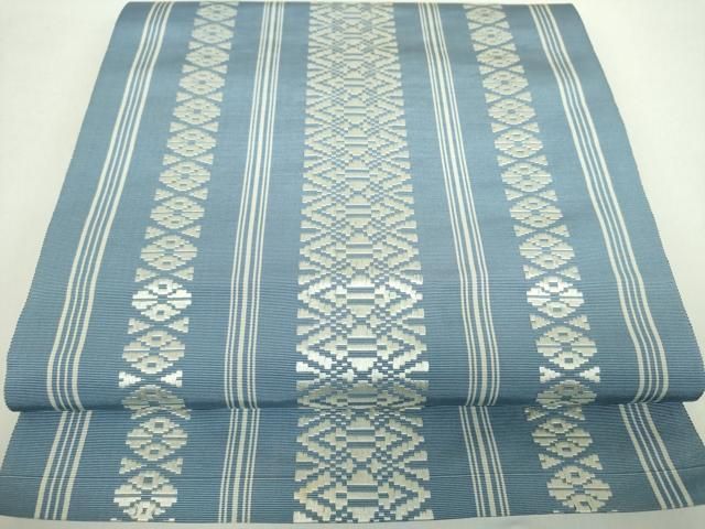 平和屋着物 本場筑前博多織 八寸名古屋帯 献上 正絹 ps