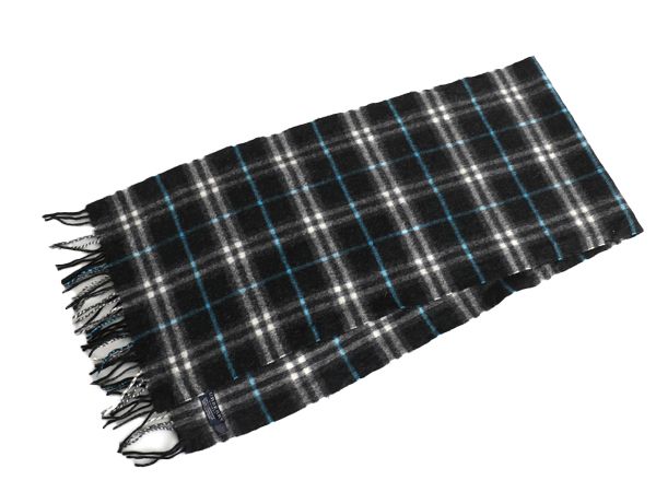 な ! カシミヤ イギリス製 バーバリー チェック マフラー メンズ レディース 英国製 フリンジ付き カジュアル ビジネス マルチ