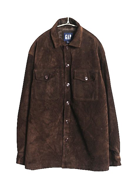 お得なクーポン配布中!】 00s オールド ギャップ 本革 スウェード