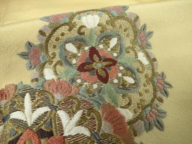 平和屋着物○極上 中国三大刺繍 スワトウ刺繍 汕頭刺繍 総刺繍 色留袖